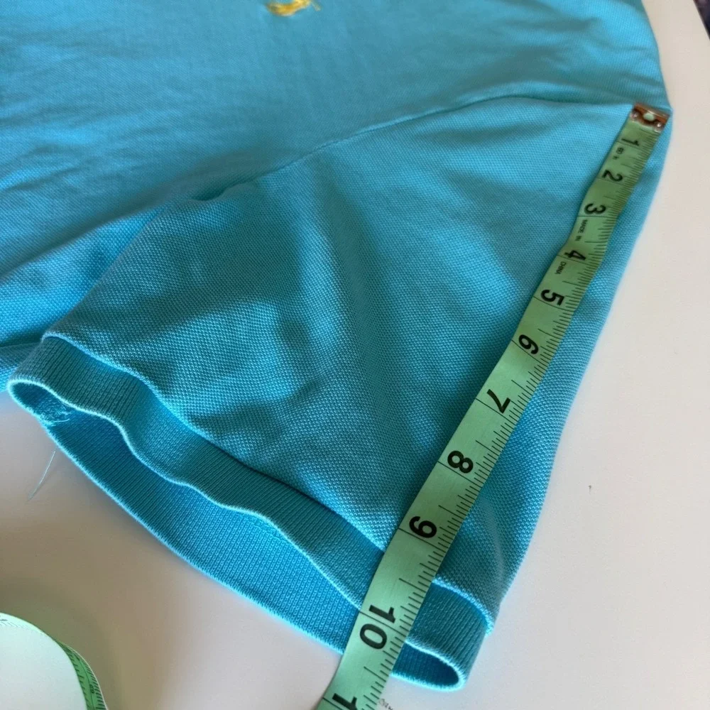 Polo Ralph Lauren Mens XL Turquoise Classic Fit Polo Shirt Pony‎ Logo Casual